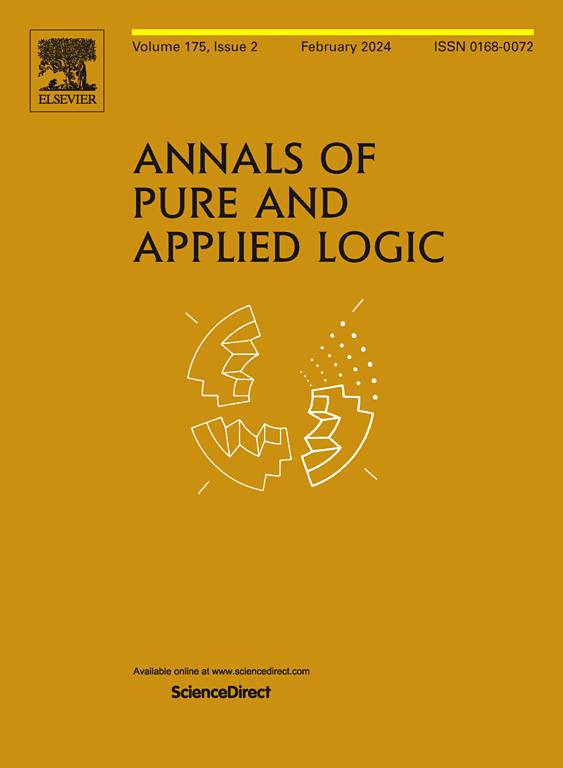 Go to journal home page - Annals of Pure and Applied Logic